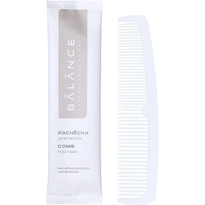 Расческа 'BALANCE' (флоупак),500шт/уп