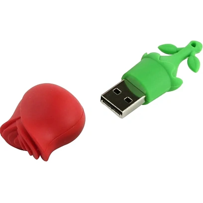Флеш-память  Smartbuy Wild series, 32Gb, USB 2.0, роза, SB32GBRose