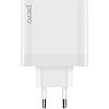 Зарядное устройство сетевое PERO TC14 USB-A QC3.0 + 2х USB-C PD, 48W белый