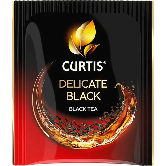 Чай Curtis Delicate Black черный, мелкий лист, 100 сашет