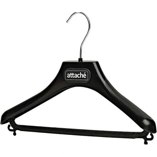 Вешалка-плечики VP_ анатомическая Attache, С022, пласт, чер, р.42-44