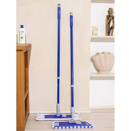 Швабра флаундер Luscan 34х10см насадка микрофибра, кнопки