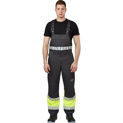 Полукомбинезон летний мужской Равелин лим./графит (р.52-54) 194-200