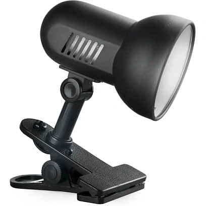 Светильник Camelion H-035 прищепка черный Е27 60W