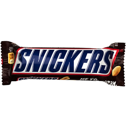 Шоколадный батончик Snickers 50,5 г
