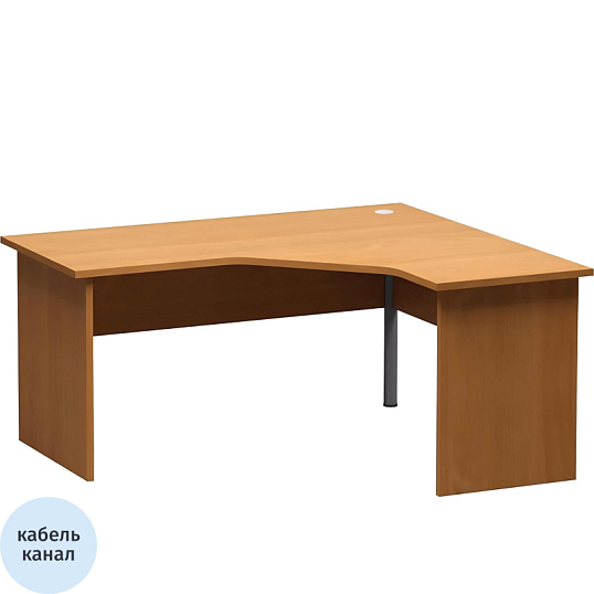 Стол угловой Этюд Т20.34 (045,046,306) правый бук 55 1600х1400