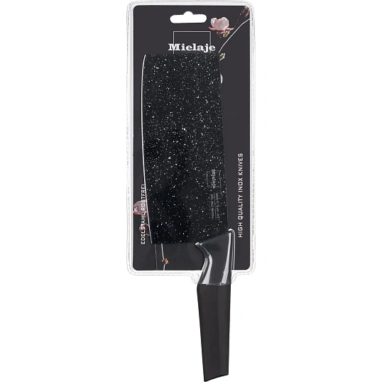 Нож топорик кухонный Santoku 16,5 см. рукоять Soft Touch, Mielaje