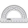 Транспортир 10см, 180 СТАММ, металлический,ТР-31662