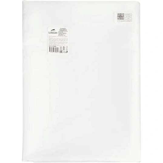 Скатерть Luscan Журавинка 145х145см (88%ПЭ, 12%хлопок) рис. гладкий, белый