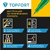 Маркер лаковый TOPFORT Paint 1 мм зеленый