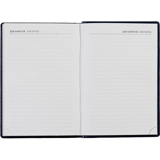 Ежедневник недатированный синий, А5, 148x218, 352стр, Agenda