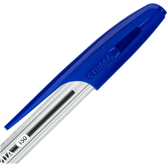 Ручка шариковая неавтомат. СТАММ Орбита 150 синяя 0,7/0,5 с манж РШ-31669