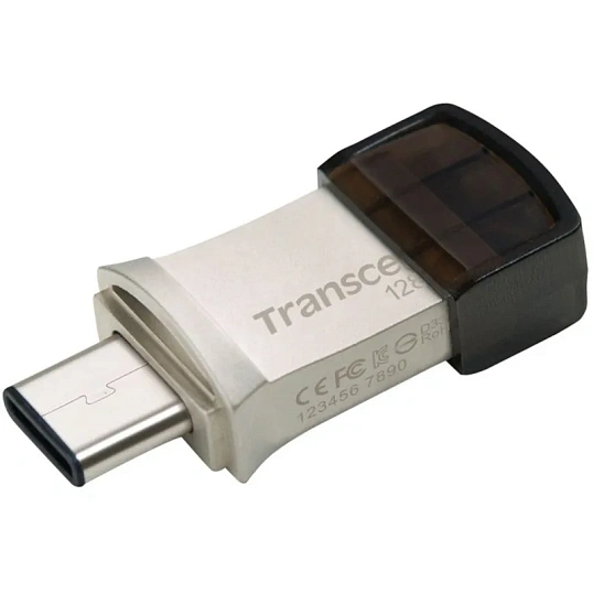 Флеш-память Transcend JetFlash 890, 128Gb, USB 3.1 G1, Type-C, TS128GJF890S