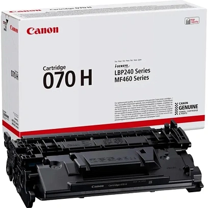 Картридж лазерный CANON 070H BK черный, увеличенной емкости  10 200 стр