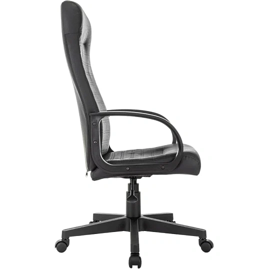 Кресло VB_EChair 659LT PU черный эко.кожа крестов. пластик