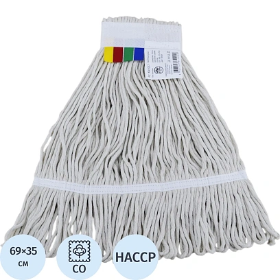 Насадка Моп Кентукки верёвочный 350г хлопок Лайт белый KN1037