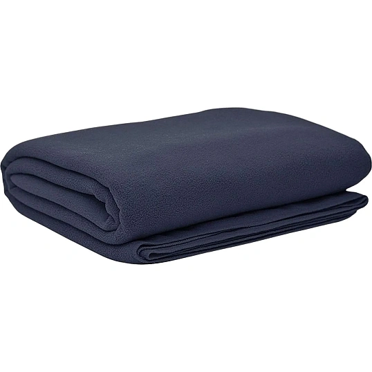 Плед флис 220 гр/м2 150х200,  тёмно-синий
