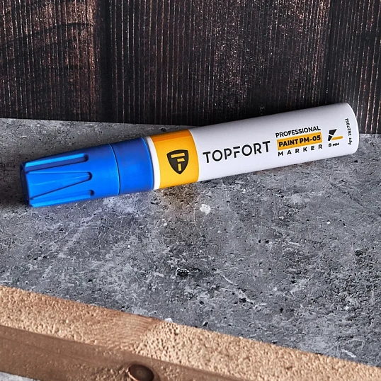 Маркер лаковый TOPFORT Paint 8 мм синий