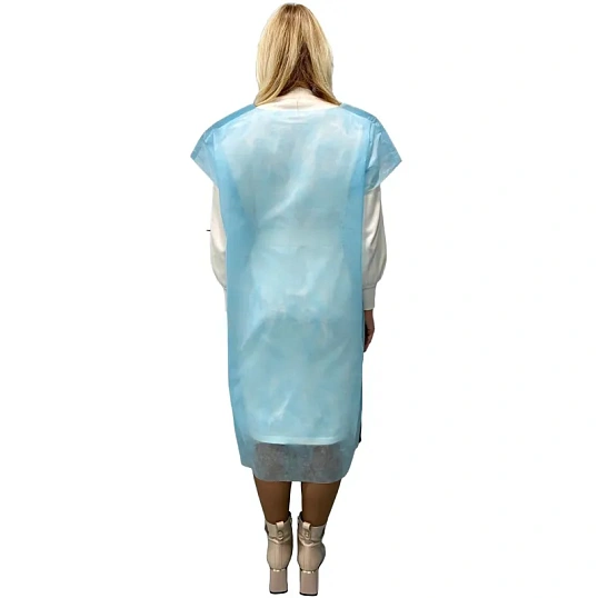 Рубашка стерил. д/рожениц без рукава, голубой, пл.25, 1шт, 4815/1