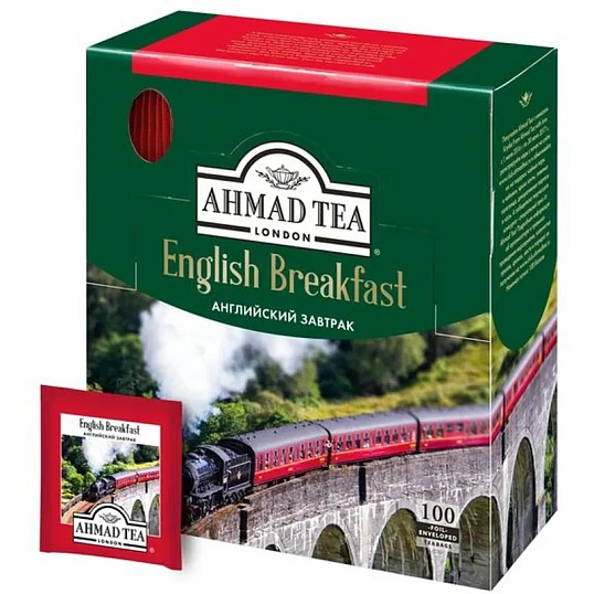Чай Ahmad English Breakfast черный 100пак/уп 6001-08
