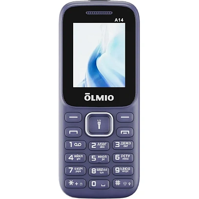 Мобильный телефон Olmio A14 (синий)