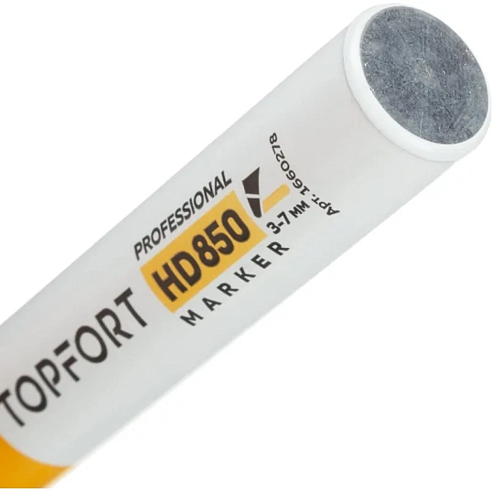 Маркер для агрессивной среды TOPFORT HD 850 красный 3-7мм скош. наконечник