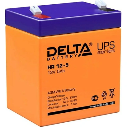 Батарея для ИБП Delta HR 12-5 (12V/5Ah)