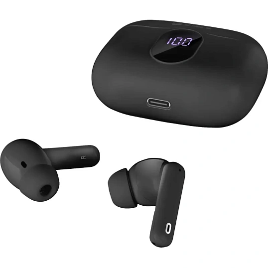 Наушники Sven E-315B, черный, Bluetooth, TWS, ANC, ENC