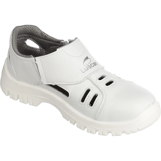 Полуботинки с перфорацией (сандалии) Luscan ПУ, МП  белые (р.47)