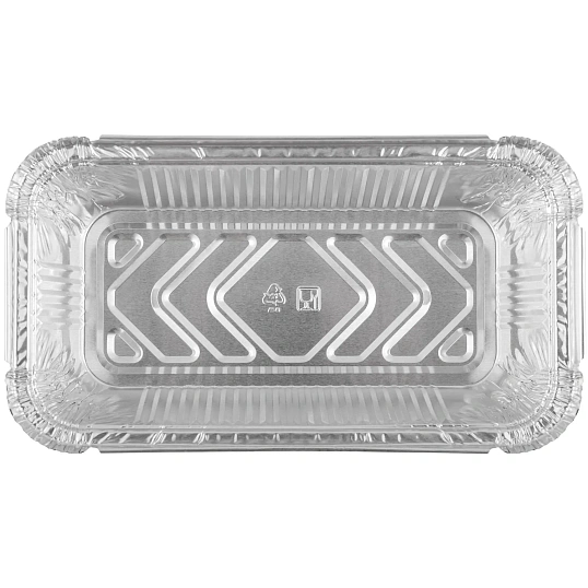 Форма алюм. прям., 650мл, 201х110х49мм (410-010), 50шт/уп
