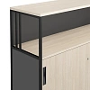 Шкаф-купе высокий К-Loft 241Н009 выс.1116 дуб скандин./графит