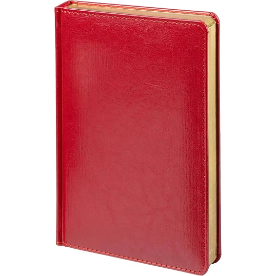Ежедневник недатированный Attache А5 160л иск.кожа бордов (золотистый срез)