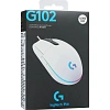 Мышь компьютерная Logitech G102 LightSync White Gaming (910-005809)