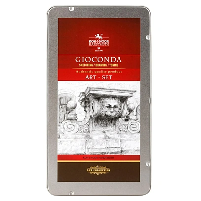 Набор графических материалов GIOCONDA с карандаш 11пр,мет.кор 8894000001PL