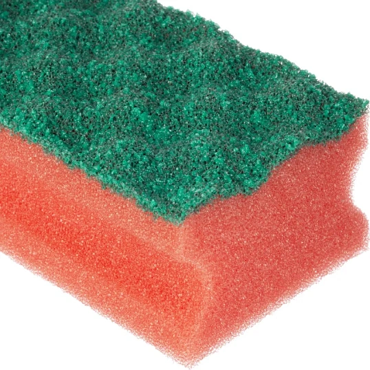 Губки для мытья посуды Vileda ПурАктив красная зелён абразив 10шт/уп 123116