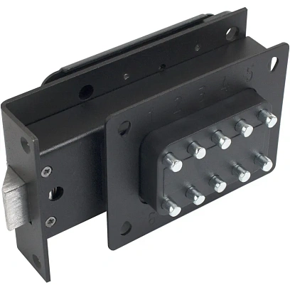 Замок накладной кодовый_УЗК С-Пб Ригель (180мм) сталь