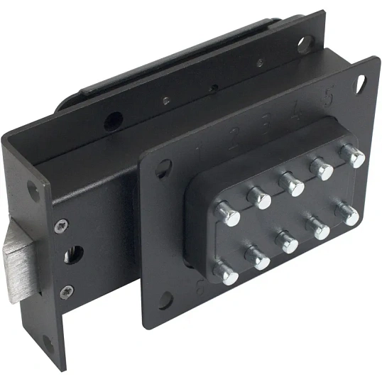 Замок накладной кодовый_УЗК С-Пб Ригель (180мм) сталь