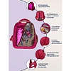 Ранец Basic Sparkle Pink,эргоном. спинка, двустор.пайетки фуксия/серебро