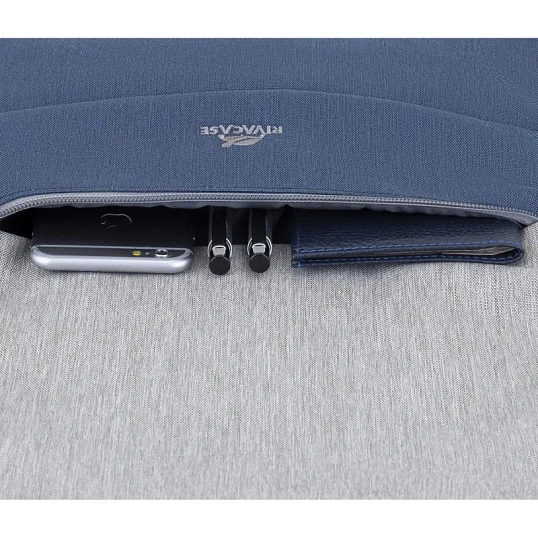 Рюкзак для ноутбука RIVACASE 7567 grey/dark blue 17.3/6
