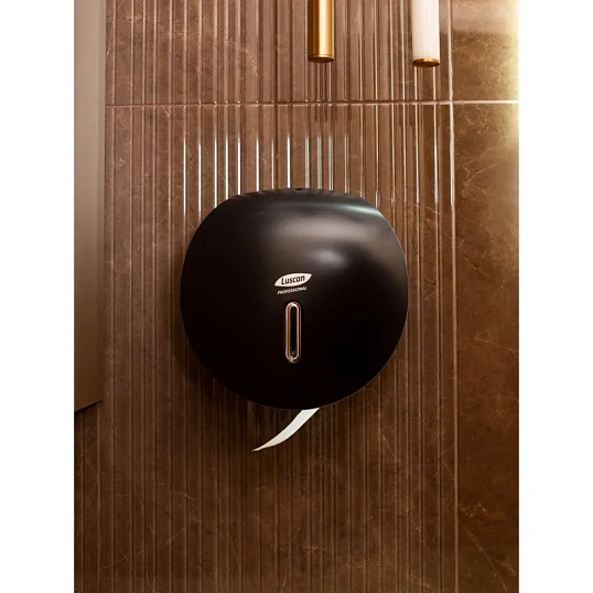 Диспенсер для туалетной бумаги рул Luscan Prof Etalon черный 151065