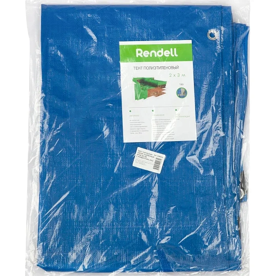 Тент ТАРПАУЛИН 180г/м2 усиленный край 2мx3м с люверсами_0582