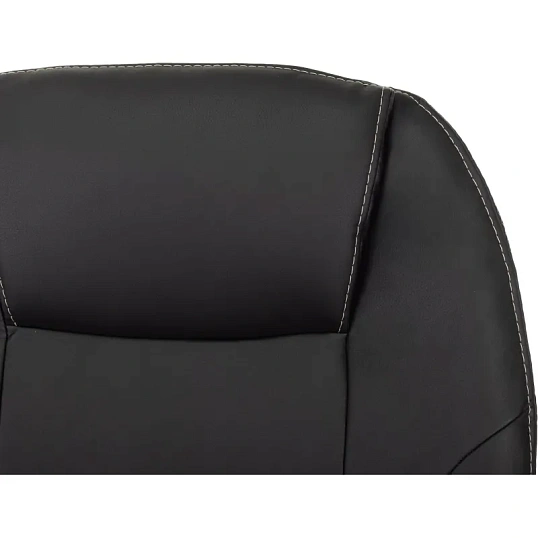 Кресло VB_EChair 668 TPU/SL черный экокожа крестов.металл хром