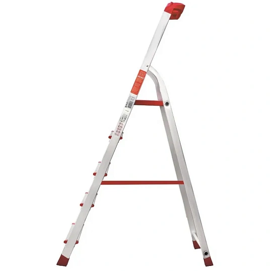 Стремянка алюминиевая усил 225 кг 5ступеней, пл. лоток Новая Высота 3115105