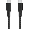 Кабель Belkin (CAB014BT3MBK)BoostCh.100W USB-C to USB-C 2.0 Braided 3м. чер