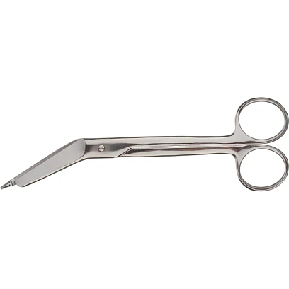 Ножницы для разрезания повязок с пуговкой гоизонт-изогнутые, 185 мм Н-230