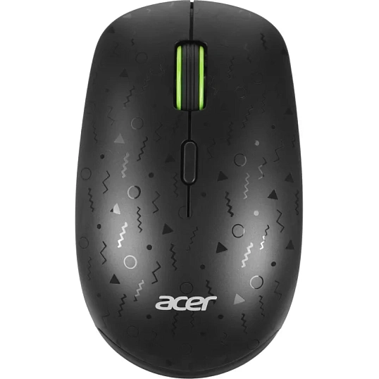 Мышь компьютерная Acer OMR307 черный оптическая (1600dpi) беспроводная USB