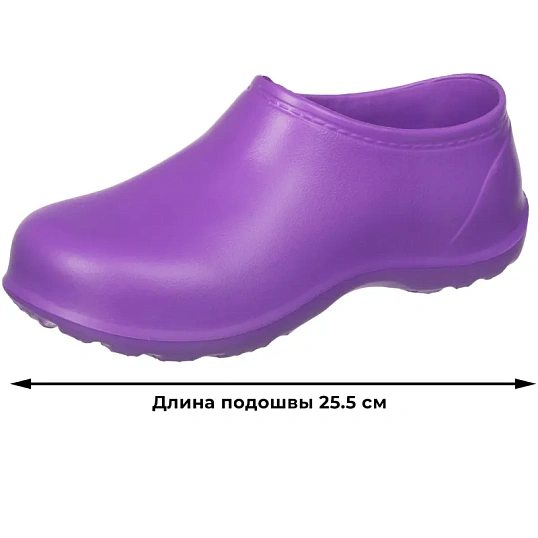 Галоши Лаура женские цв. фиолетовый ЭВА р.36