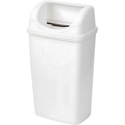 Контейнер для мусора Luscan Professional настенный 50л белый R-3519