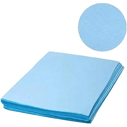 Салфетка (коврик) гигиен, 40x50, спандбонд пл.30 голубой 100 шт/уп