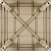Стол PR_Decorona DeVeranda квадратный 805x805x720 мм сливочный латте